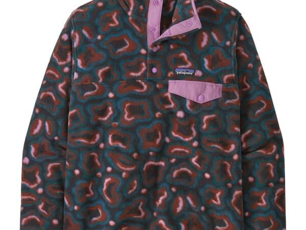 PATAGONIA W's Lw Synch Snap-t P/o - Polaire pour Femme - Vert/Rose/Marron - Taille XS 2026