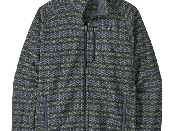 PATAGONIA M's Better Sweater Jkt - Bleu / Vert - taille S 2026