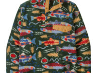 PATAGONIA M's Lw Synch Snap-t P/o - Polaire légère pour homme - Vert / Multicolore - taille S 2026