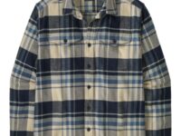 Chemise en flanelle Patagonia pour homme - Bleu / Gris / Beige - taille S 2026