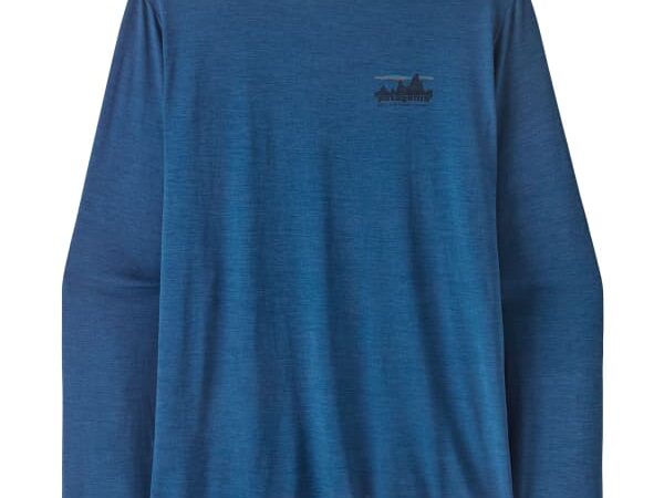 PATAGONIA M's L/s Cap Cool Daily Graphic Shirt - Bleu - taille S 2026