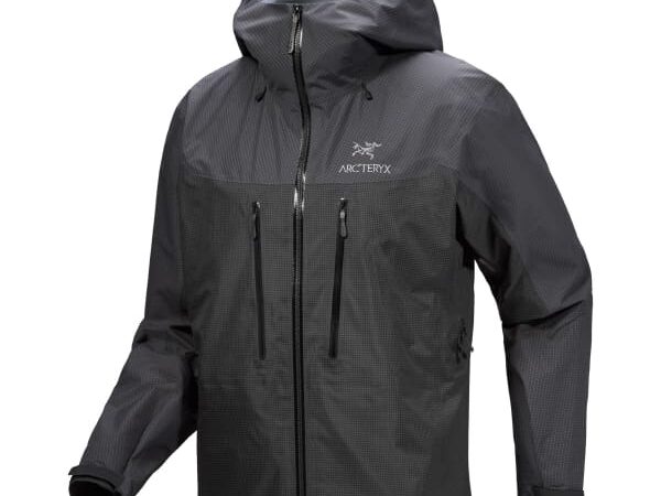 Veste de montagne performante Arc'Teryx Alpha Jacket - Gris / Noir - Taille S 2026