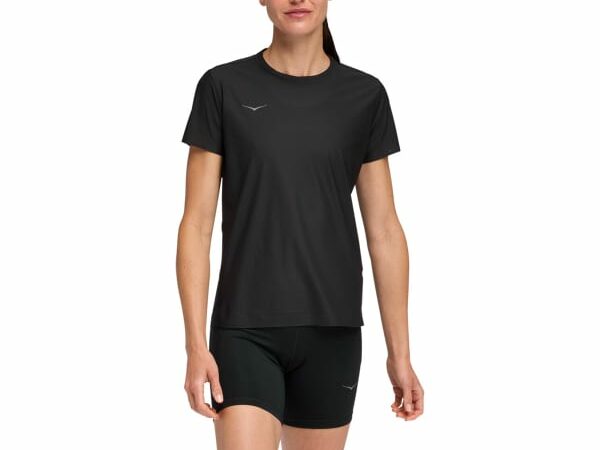 HOKA ONE ONE Airolite Short Sleeve 2.0 W - T-shirt de course à pied respirant pour femme