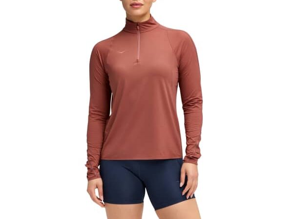 Haut de running femme HOKA ONE ONE Glidetech Quarter Zip W - taille S 2025