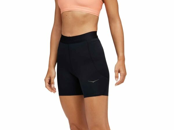 Short de course HOKA ONE ONE Novafly 6'' Knit W - Noir - Taille XS 2025