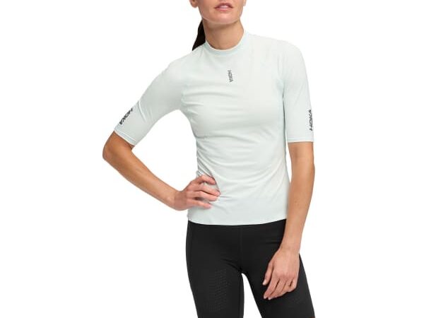 T-shirt HOKA ONE ONE Skybreeze manches courtes pour femme - Blanc XS 2025