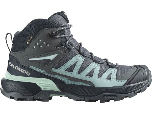 Chaussure de randonnée SALOMON X Ultra 360 Mid Gore-tex W pour femme - Noir / Bleu - taille 36 2/3 2025