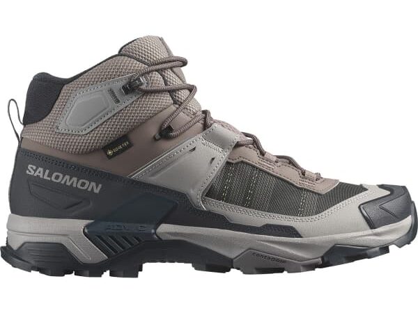 Chaussures de randonnée SALOMON X Ultra 5 Mid Gore-tex - Gris / Noir - taille 40 2025