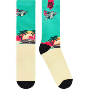 Chaussettes PULLIN Longback 80 – Vert / Beige / Multicolore – taille 35/39 2026