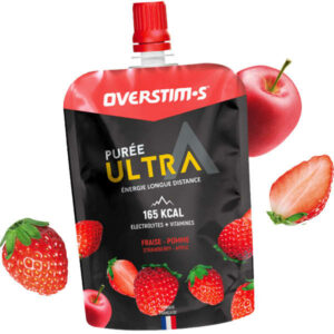 Compote énergétique OVERSTIMS Puree Ultra Fraise-pomme Multicolore Unique 2025