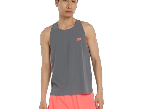 Débardeur New Balance Race Day Ultra Light Singlet Gris Taille S 2025