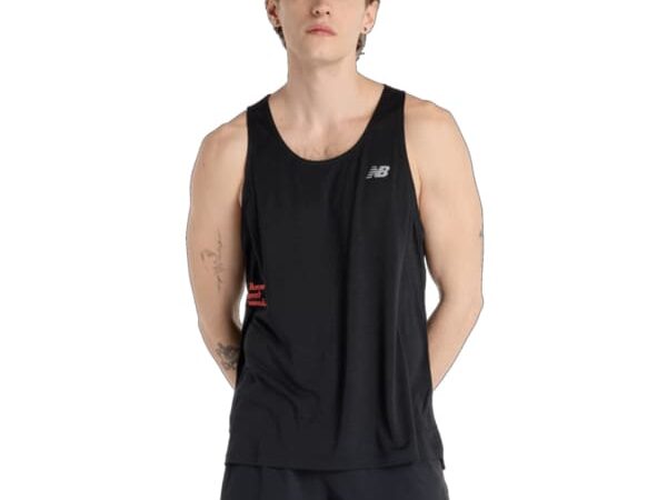 Débardeur New Balance Athletics Graphic Singlet - Noir Taille S 2025