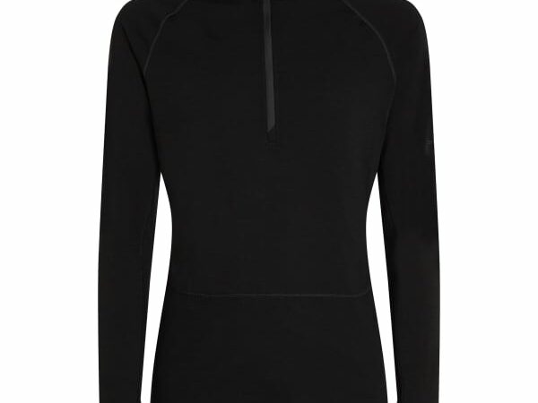 Sous-vêtement thermique ICEBREAKER Mer 200 Zoneknit Ls Half Zip - Noir - taille S 2026