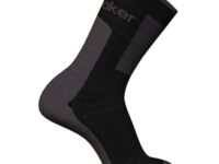 Chaussettes de randonnée ICEBREAKER Hike+ Med Crew - Noir / Gris - taille S 2026