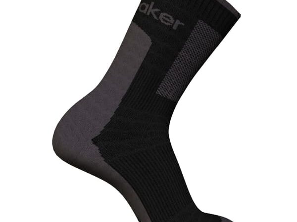 Chaussettes de randonnée ICEBREAKER Hike+ Med Crew - Noir / Gris - taille S 2026