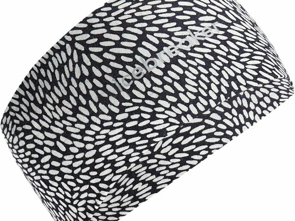 Bandeau ICEBREAKER U M 200 Oasis Headband Flock - Noir / Blanc