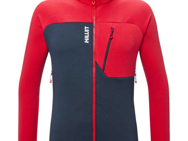Veste Polaire Millet Seneca Fleece Jkt pour Homme - Rouge / Bleu - Taille S