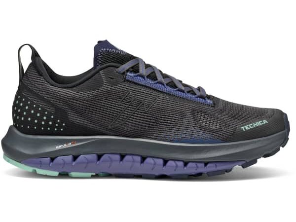 Chaussures de trail Tecnica Pyrox Hybrid Ws - Noir / Violet - taille 37 1/2
