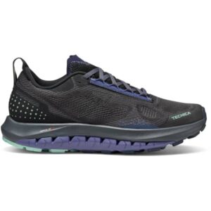 Chaussure de course door-to-trail Tecnica Pyrox Hybrid Ws pour femme – Noir / Violet – taille 37 1/2