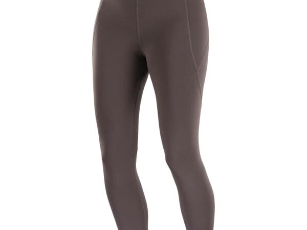 Collant technique SALOMON Shkout Bliss Tights 25" pour femme Marron XS