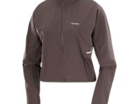 Sweatshirt SALOMON Sense Aero Hybrid Cp Plvr W - Marron - taille XS 2025