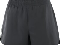 Short de running SALOMON Shkout Easy Shorts 4” W pour femme - Noir - Taille XS 2025