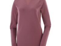 Tee-shirt technique femme Salomon Sense Aero Seamless Tee - Rose - Taille S