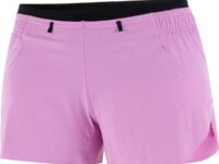 Short de running SALOMON Sense Aero 3'' pour femme - Rose - taille XS 2025