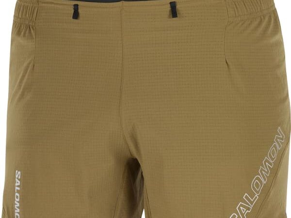 Short de running Salomon Sense Aero 5'' - Marron - taille S 2025