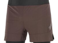Short de trail Salomon Sense 2in1 - Marron taille M 2025