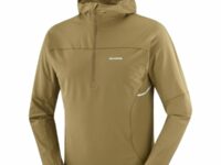 Veste technique Salomon SENSE AERO HYBRID HZ HD pour la course à pied - Marron - Taille M