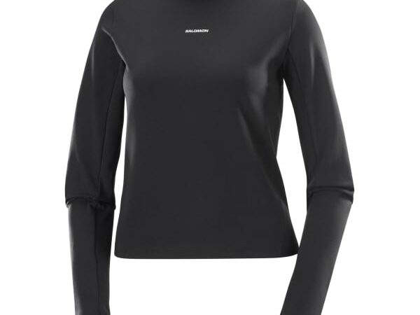 Tee-shirt à manches longues SALOMON Shakeout Bliss LS pour femme - Noir - Taille XS 2025
