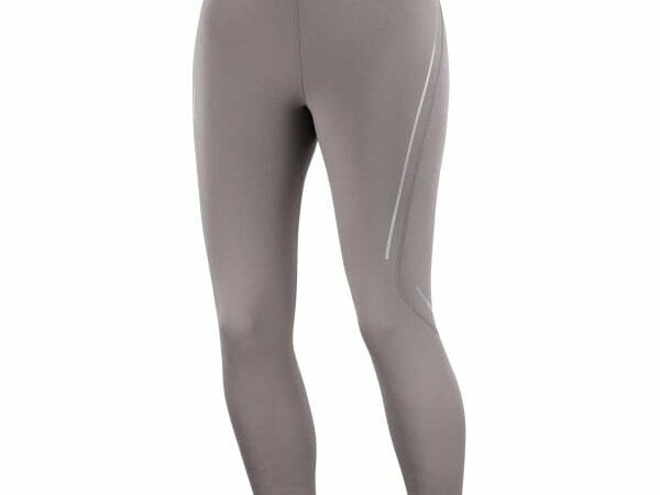 Collant de running femme SALOMON Shkout Core Stlr Tight 28" W - Gris - taille XS 2025