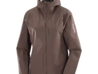 Veste de trail Salomon Bonatti Trail Jkt pour femme Marron taille S 2025