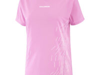 SALOMON Ense Aero Ss Tee Gfx W - Rose - taille XS 2025
