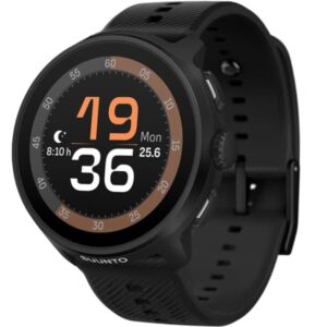 Montre GPS de running Suunto Run avec bracelet en silicone noir