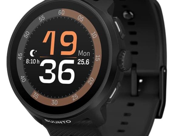 Montre GPS de running SUUNTO Run W/ Silicone Strap Noir Unique 2025