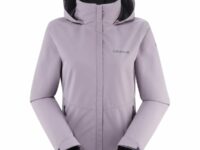 Veste imperméable Lafuma Access 3in1 pour femme - Gris / Violet - Taille XS 2025