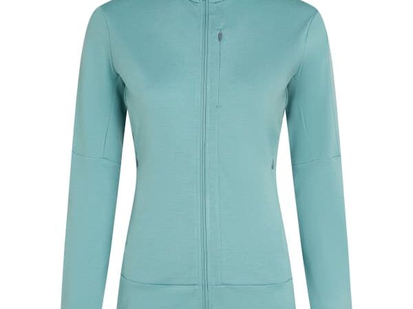 Veste Icebreaker Merino 260 Quantum Ls Zip Hoodie W - Bleu - Taille XS 2026