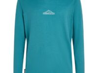 Tee-shirt ICEBREAKER Merino 150 Techlite Ls Tee Road To Cook - Bleu - Taille S 2026 pour hommes