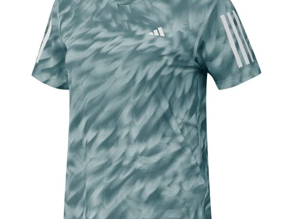 ADIDAS OWN THE RUN ALLOVER PRINT SHORT SLEEVE TSHIRT