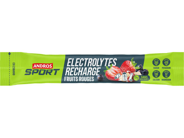 ANDROS STICK ELECTROLYTES RECHARGE FRUITS ROUGES