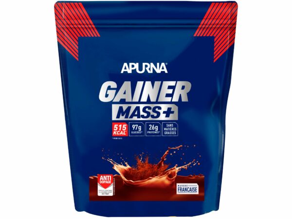 Apurna Gainer Mass+ - Chocolat 1.1 Kg Diététique $scat.CAT_NOM