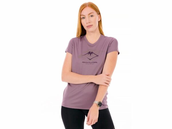 Asics Fujitrail Logo vêtement running femme déstockage