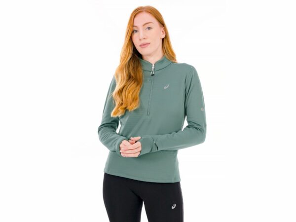 Asics Road Winter 1/2 Zip vêtement running femme déstockage