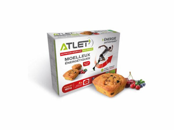 Atlet Étui de 4 Moelleux Énergétique - Fruits Rouges Diététique $scat.CAT_NOM