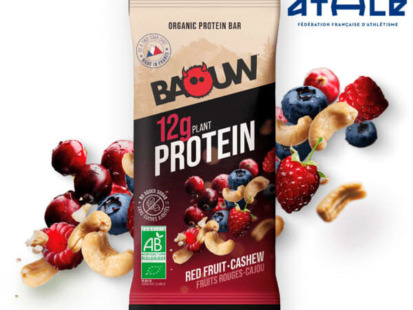 BAOUW BARRE PROTÉINÉE FRUITS ROUGES-CAJOU