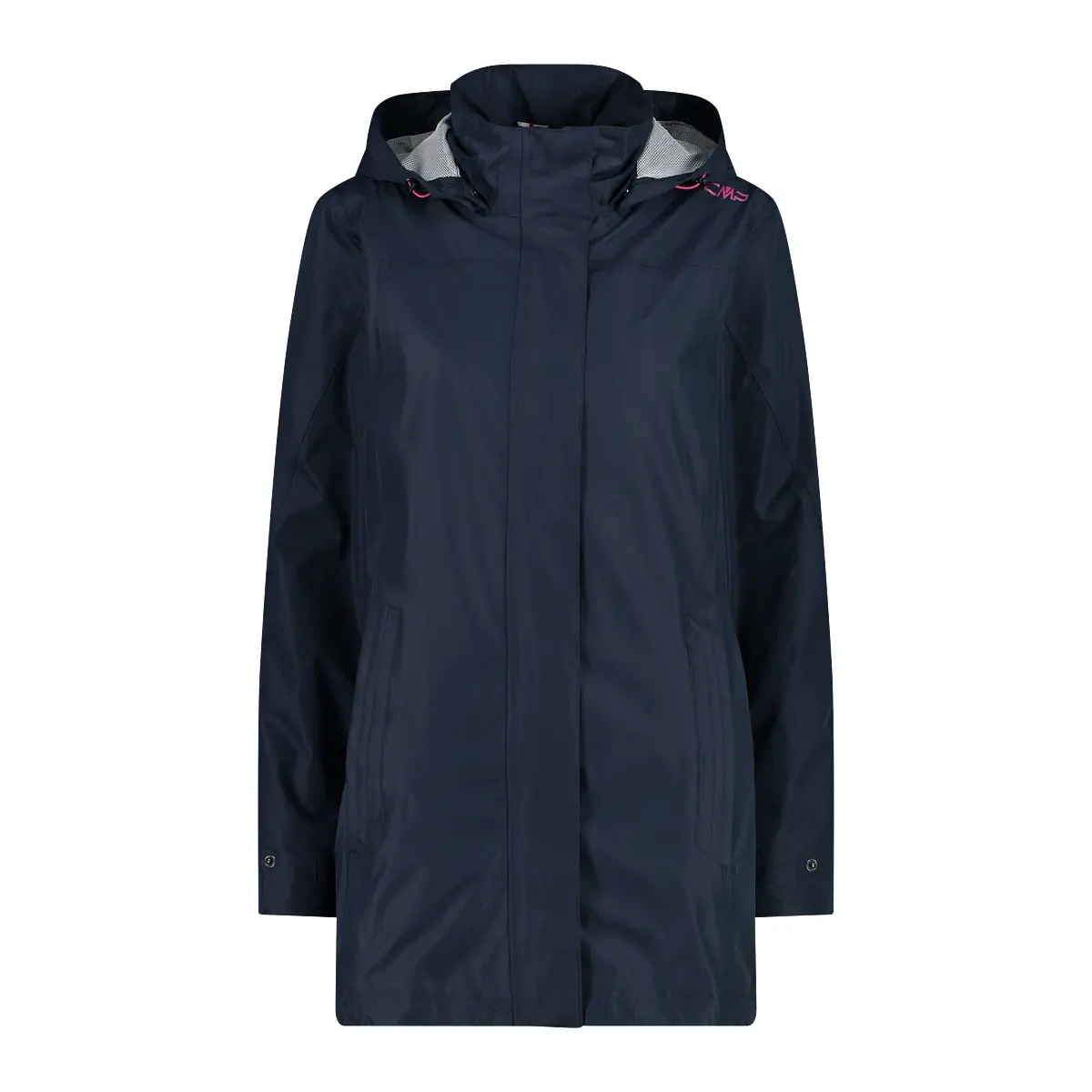 Veste imperméable à capuche avec boutons-pression femme CMP