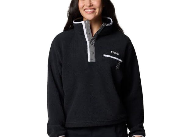 COLUMBIA HELVETIA II CROPPED HALF SNAP FLEECE