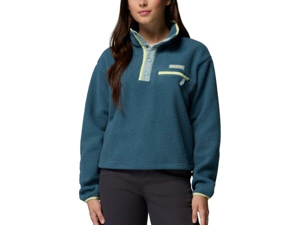 COLUMBIA HELVETIA II CROPPED HALF SNAP FLEECE